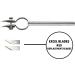Excel Blades 30608 Dual Strip Cutter - Adjustable Width Twin Blade Knife for Paper, Clay & More - Buy Online on SooperMarket.com