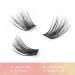 LANKIZ DIY Natural Look Individual Eyelash Extensions 0.07mm 10-16mm Mix - Reusable Soft Lightweight Lash Clusters at Home - Fluffy Style02 - Buy Online on SooperMarket.com