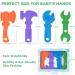 TYRY.HU BPA Free Silicone Teething Toys - Baby Toothbrush Teether Chew Toy Set for Newborns - 4pcs (C) - Buy Online on SooperMarket.com