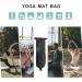 Explore Land Oxford Yoga Mat Storage Bag with Breathable Window and Large Pocket - Fits 1/2 Inch Yoga Mat - Black - Buy Online on SooperMarket.com