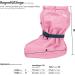 Playshoes Unisex Kid's Waterproof Footies with Fleece Lining - Medium Pink Rosa - Buy Online on SooperMarket.com