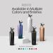 Br Mate ReHydration 25oz Insulated Water Bottle with Straw - Leakproof Stainless Steel Canteen - Dark Aura - Buy Online on SooperMarket.com