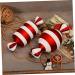 Zerodeko 1pc Christmas Candy Decoration christmas tree Cosmetics candy decorate Xmas Adornment outdoor christmas decorations decor Ornament pendant pvc set red Christmas household Red 15X6X6CM - Buy Online on SooperMarket.com