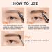 JASSINS 2pc Double-Headed Eyebrow Pencil Kit - Waterproof & Long-Lasting Dark Brown Brow Pen with Brush - Buy Online on SooperMarket.com