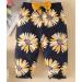 Koonde Baby Girl Clothes 3-Piece Outfit Set | Romper, Trouser & Headband | Newborn to 24 Months | 12-18 Months | Yellow + Navy - Buy Online on SooperMarket.com