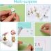 Wisebom Nail Display Stand and Glue Putty 10 Pieces Magnetic Nail Tips Exercise Holder 192 Pieces Adhesive Clay Reusable Acrylic Nails Art Practice Stands for DIY Manicure (Aurora Colour) Aurora Color - Buy Online on SooperMarket.com