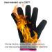 Lessmon Professional Heat Resistant Glove for Hair Styling - Curling Iron and Wand Heat Blocking - Left and Right Hand - Pink Edge Black - Buy Online on SooperMarket.com