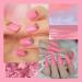 Pink Gel Nail Polish - Pink Nail Polish - Baby Pink Light Pink Pale Pink Nail Vanish - Soak Off UV LED Gel Nail Polish - Long Lasting Nail Art DIY Home (15ml) - Buy Online on SooperMarket.com