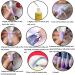 Kalolary 20 Color Starry Sky Nail Foil Set with Nail Glue - Holographic Transfer Stickers for DIY Nail Art at Home or Salon - Buy Online on SooperMarket.com