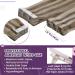 LAAVOO Real Hair Extension Tape - Light Brown & Ash Blonde Highlights 60cm 20pcs | Invisible & Remy Quality - Buy Online on SooperMarket.com