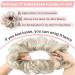 Vlasy Messy Bun Hair Piece | Curly Wavy Scrunchies Extensions Synthetic Chignons | 60g 111# Hair Accessories for Women and Girls - Buy Online on SooperMarket.com