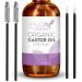 Eva Naturals Organic Castor Oil (60ml) - Promotes Hair, Eyebrow and Eyelash Growth - Diminishes Wrinkles and Signs of Aging - Hydrates and Nourishes Skin - 100% Pure - Cold Pressed, Premium Quality 2 Fl Oz (Pack of 1)