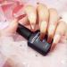 Senvenski Colour Changing Gel Nail Polish Gift Set - Red Black White Grey Brown Gold Glitter - Mood Chameleon UV LED Thermal Art Manicure Varnish (WB018) - Buy Online on SooperMarket.com