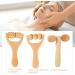 3PC Wooden Massage Stick Set - Hand & Full Body Muscle Relief Tools for Neck Waist Legs & Hands - Buy Online on SooperMarket.com