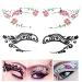 Eye Shadow Tattoo Sticker Makeup Transfer - Colorful Lace Party Stickers - 20pcs/10 Pairs - Buy Online on SooperMarket.com