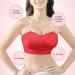 HOHXFYP USB Breast Massager Cotton Electric Vibration Breast Enlargement Bra Wearable Bust Lift Enhancer Machine Shoulder Strap Included Red - Buy Online on SooperMarket.com