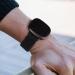 Adjustable Nylon Bands for Fitbit Sense/Versa 3 - Soft Breathable Replacement Strap in Black/Seashell | Compatible for Men and Women - Buy Online on SooperMarket.com