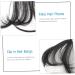 Didiseaon Piece Hair Clips for Women Hat Wigs for Women Braided Hair Clips Dark Brown Hair Extensions Hair Extensions Real Human Hair Clip on Fringe Hair Toppers for Women Xuchang Miss Bangs medium Black - Buy Online on SooperMarket.com