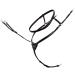 Passier breastplate Ingrid Klimke black with stainless steel fittings one size Black Full