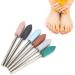 6Pcs Nail Art Grinding Head Set - Dead Skin Removal & Polishing - Nail Drill Accessories - Buy Online on SooperMarket.com
