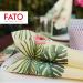 FATO Tropical Decor Airlaid Paper Napkins 50 Pack 40x40 cm Folded Textile Effect for Parties & Events - Buy Online on SooperMarket.com