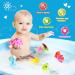 EUCOCO Dinosaur Bath Toys for 1-5 Year Old Boys and Girls - Light Up Toddler Bath Toys - Perfect Birthday Gifts for Kids - Colorful and Fun - Buy Online on SooperMarket.com