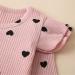 Baby Girl White Lace Romper Top + Jeans Shorts Set 0-3 Months Pink | 3-24 Months Clothing Outfits - Buy Online on SooperMarket.com