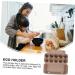 Mikikit 20pcs 10 Pulp Egg Tray Fold up Flats Folding Tray Paper Egg Tray Home Egg Tray Pearlescent Dispenser - Buy Online on SooperMarket.com