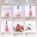 Allstarry Reflective Glitter Gel Nail Polish - 15ml Shimmer & Sparkle for Nail Art & Manicure - UV LED Soak Off - Silver for Parties & Weddings - Buy Online on SooperMarket.com