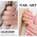 Nail Varnish Sets - Nude Pink Nail Polish Set - Quick Dry & Long Lasting Nail Polish - Oil-Based Formula Nail Polish Gift Set for DIY Nail Art No Need Baking - Buy Online on SooperMarket.com