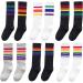 KESYOO 6 Pairs Cotton Knee High Socks for Unisex 1-3 Years, Assorted Color - Calf Length Tube Stockings - Buy Online on SooperMarket.com