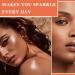 Polvo De Hadas Body Face Glitter Highlighter Stick - Natural Sparkle Blusher & Smooth Highlight Makeup - 2.33oz Gold 01 - Buy Online on SooperMarket.com