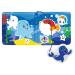 Simba 104010065 - ABC Magic Bath Book pictures with color change seal pendant with squeaker 8 pages 13x13cm from 6 months
