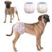 Dono disposable dog diapers female 48 pieces super absorbent leak-proof dog diapers female for season cat diapers dog pants for incontinence heat period irritable trace XXS XS S M L L-48count 48.0