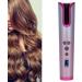 Automatic Hair Curler - USB Rechargeable Cordless Curling Iron Wand with 6 Temp Settings - Perfect for Effortless Hair Styling - Buy Online on SooperMarket.com