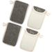 Baluue 16 Pcs Black Linen Soap Bag Soap Saver Soap Exfoliating Body Bar Soap Foaming Soap Foam Soap Flax - Buy Online on SooperMarket.com