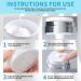 2Pcs 30ml Airless Pump Cream Jar Travel Bottles for Lotions & Makeup - Buy Online on SooperMarket.com