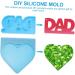 STOBOK 3 Pcs Silicone Mold Dad Keychains Mold Straw Hats for Kids Letter Molds for Chocolate Letter Keychain Silicone Keyring Molds for Resin Template Mother Silica Gel Candy - Buy Online on SooperMarket.com