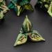 KERWELLSI Metal Dice Set - Unique Leaf Design D&D Dice with Cool Box | Handmade Polyhedral Dice for RPG Games - Buy Online on SooperMarket.com