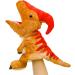 Lilizzhoumax Parasaurolophus Hand Puppet Plush Toy - Interactive Dinosaur Stuffed Animal for Kids | Educational Role-Playing Toy & Home Decor - Buy Online on SooperMarket.com