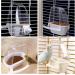 JNAWA 2pcs Bird Cage Feeder Bird Water Bottles Food Holder Feeder Parrot Food Dispenser for Cockatiel Parrots Budgie Lovebirds - Buy Online on SooperMarket.com