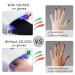 SIUSIO Anti UV Shield Glove - UV Protective Sleeves Fingerless Glove for Gel Manicures protect Hands from LED Lamps Nail Dryer Professional Protection Tool for Skin Care Nail Art Microfiber White - Buy Online on SooperMarket.com