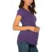 Love2Mi Women's Maternity Nursing Shirt - Layered Design Wrap Top - S-purple - Size M - Buy Online on SooperMarket.com