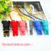 HiHaru TongTong Popogom Golf Tee Hanger Set - 6 Types (6pcs) | Putter Keeper Buddy Butterfly Caddy Supplies & Cover Holder - Buy Online on SooperMarket.com
