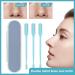 3 Pack Nose Hair Trimmer - 2 in 1 Professional Double Headed Hair Clipper & Remover (Blue) - Perfect for Men & Women - International Shipping Available - Buy Online on SooperMarket.com