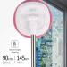 Telescopic Cleaner Mopping Mop Ceiling for Door Floor Window(Rose red) - Buy Online on SooperMarket.com