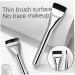 Flat Foundation Brush 5.4'' Flat Makeup Brush Thin Blade Liquid Foundation Brush Soft Bristles Contour Brush Concealer Brush for Streak-Free Coverage Natural Finish - Buy Online on SooperMarket.com