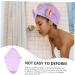 MAGICLULU 3pcs Bunny Ears Dry Hair Hat Coral Fleece Hair Mask Absorb Water Violet - Buy Online on SooperMarket.com