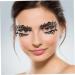 ABOOFAN Halloween Fake Eyelashes 2 Pairs eye shadow stickers false eyelashes Paper halloween eyelashes cross false eyelashes for Fluffy Eyeslash - Buy Online on SooperMarket.com