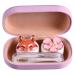 Healvian Accessories 3 Series-Box Colored Lenses Travel Metui For contact lenses Storage Set For contact lenses container Local storage case case travel glass ABS storage box
